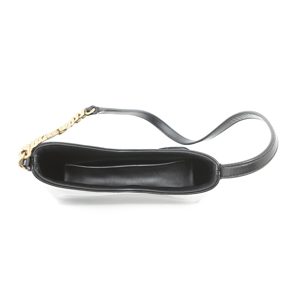 Saint Laurent Paris Shoulder Bag Hobo Patent Vernis Leather Black - Picture 5 of 12